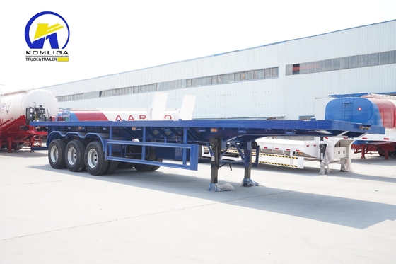 40FT 40 toneladas Esqueleto Chassis Caminhão Container Flatbed Trailer com alta capacidade de carga