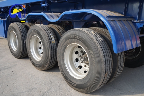 40FT 40 toneladas Esqueleto Chassis Caminhão Container Flatbed Trailer com alta capacidade de carga