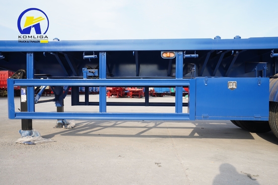 40FT 40 toneladas Esqueleto Chassis Caminhão Container Flatbed Trailer com alta capacidade de carga