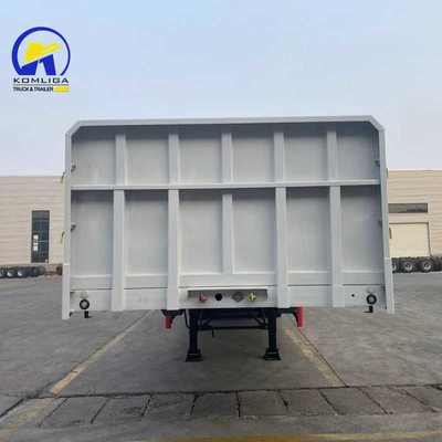 Jost 2.0 ou 3.5 Inch King Pin Fuwa 13t Heavy Duty Flatbed Cargo Trailer com 12 Pneus