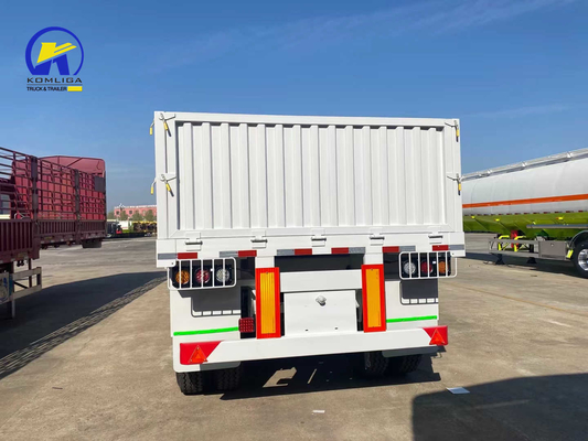 Valve Wabco 7000-8000mm Base de rodas 40FT 35-40ton 3 eixo carregamento a granel Semi-remolque de parede lateral