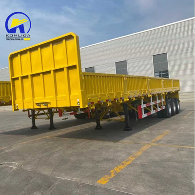 Semi-remolque de parede lateral para transporte de carga pesada