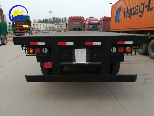 Q345b Semi-reboque de 2 eixos com viga principal de aço de 20 toneladas