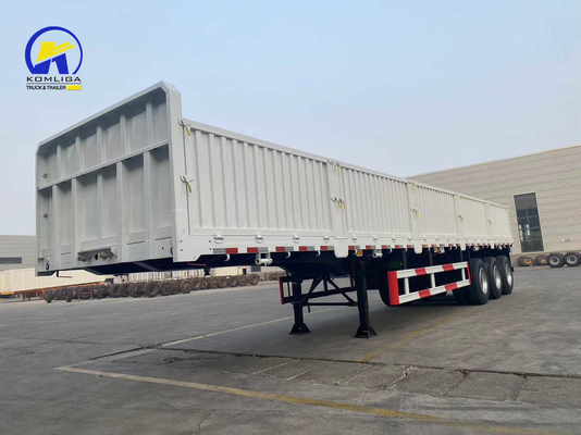 Semi-reboque de carga de 50 a 60 toneladas com válvula Wabco e número de pneus 12 no melhor dos casos