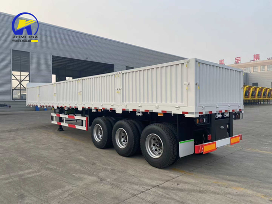 Semi-reboque de carga de 50 a 60 toneladas com válvula Wabco e número de pneus 12 no melhor dos casos