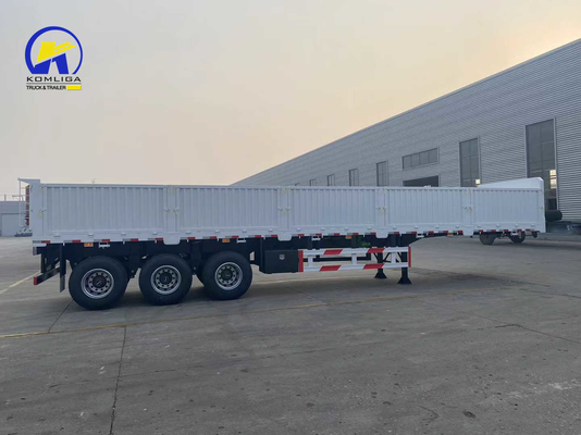 Semi-reboque de carga de 50 a 60 toneladas com válvula Wabco e número de pneus 12 no melhor dos casos