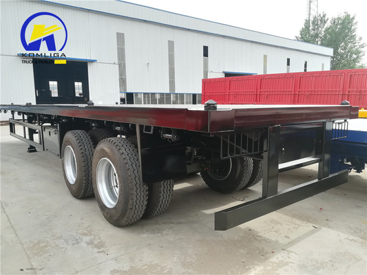 2 eixos de segunda mão 25FT Container Light Semi Trailer Heavy Duty Grade 13t/16t