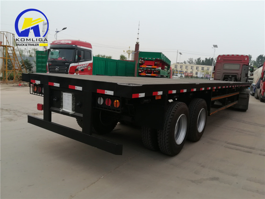 2 eixos de segunda mão 25FT Container Light Semi Trailer Heavy Duty Grade 13t/16t