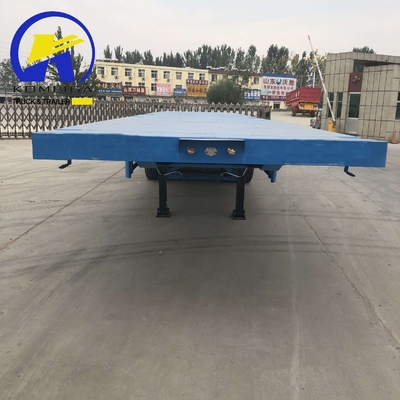 4 eixos 40FT 45FT 40 Tons Drop Container Flatbed Semi-trailer com certificação ECE