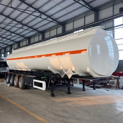 36000-42000 litros de tanque de combustível diesel Trailers com uma manivela e uma chave de cabeça de eixo