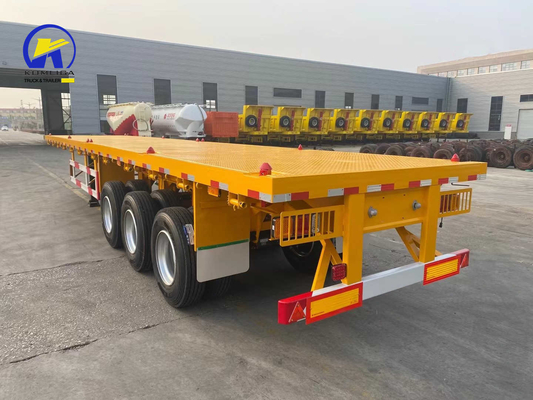 Semi-reboque de válvulas Wabco 40 toneladas 60 toneladas Capacidade para 3 eixos Container de transporte