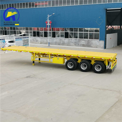 Semi-reboque de válvulas Wabco 40 toneladas 60 toneladas Capacidade para 3 eixos Container de transporte