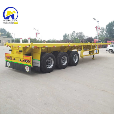 Semi-reboque de válvulas Wabco 40 toneladas 60 toneladas Capacidade para 3 eixos Container de transporte