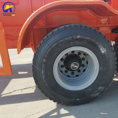 Semi-reboque de tri-eixo de 13 t/16 t para caminhão, tractor, contêiner para navios esqueletais