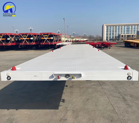 Semi-reboque de carga pesada de 30 a 70 toneladas de alta capacidade para piso de contêiner 1820 mm