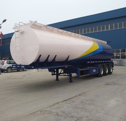 Tanque de armazenamento de 3 eixos, reboque de óleo bruto com mangueira manual e válvula de relevo Wabco