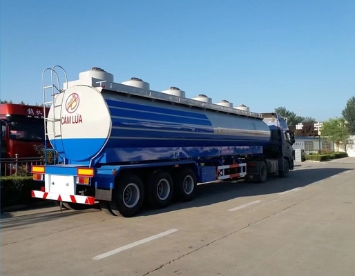 Bogie Suspensão 3 eixos 45000 litros Tank de combustível Trailer para o mercado do Zimbábue