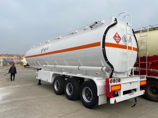 Transporte de óleo de palma de água 45000 litros Trailers de tanques de combustível com 2 mangueiras de descarga