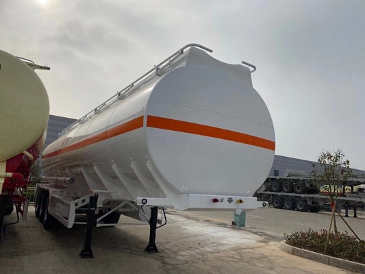 Transporte de óleo de palma de água 45000 litros Trailers de tanques de combustível com 2 mangueiras de descarga