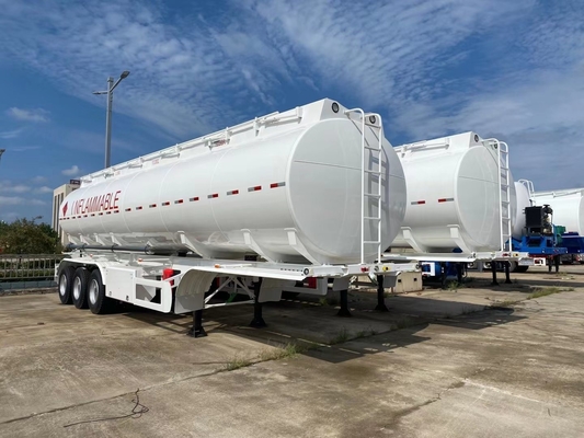 Transporte de óleo de palma de água 45000 litros Trailers de tanques de combustível com 2 mangueiras de descarga
