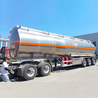 45000 litros Tanker de combustível de alumínio Semi-trailer 5 Compartimento no Quénia Zimbabwe 3 eixo