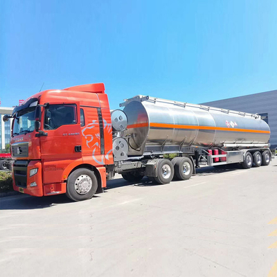 45000 litros Tanker de combustível de alumínio Semi-trailer 5 Compartimento no Quénia Zimbabwe 3 eixo