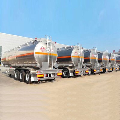 45000 litros Tanker de combustível de alumínio Semi-trailer 5 Compartimento no Quénia Zimbabwe 3 eixo