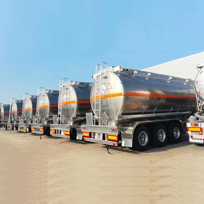 45000 litros Tanker de combustível de alumínio Semi-trailer 5 Compartimento no Quénia Zimbabwe 3 eixo