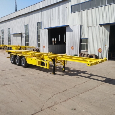 Peso de Tare Aproximadamente 6.2 T Semi-trailer de reboque de reboque para clientes africanos