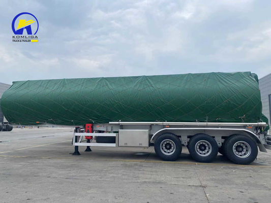 3 eixos Alumínio/aço carbono Tanque de combustível Semi-reboque Carril de mão Pneumático Competitivo