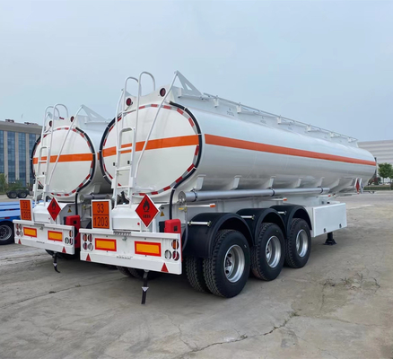 3 eixos 40 50tons Tanker de combustível Semi-reboque com 6PCS T30/30 câmaras de travagem
