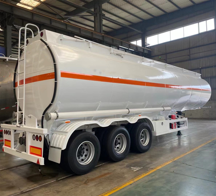 3 eixos 40 50tons Tanker de combustível Semi-reboque com 6PCS T30/30 câmaras de travagem