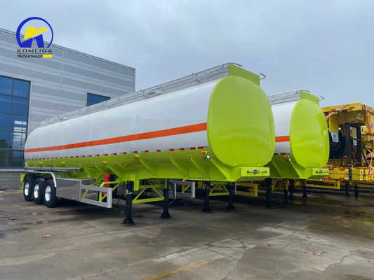 Condição 3 eixos de tanque de combustível Semi-reboque com válvula de relevo Wabco de capacidade de carga de 50 T