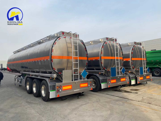 Condição 3 eixos de tanque de combustível Semi-reboque com válvula de relevo Wabco de capacidade de carga de 50 T