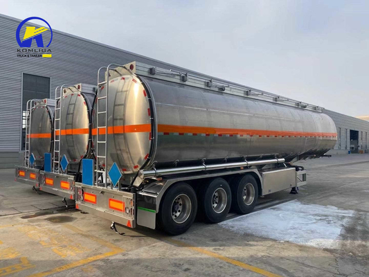 Condição 3 eixos de tanque de combustível Semi-reboque com válvula de relevo Wabco de capacidade de carga de 50 T