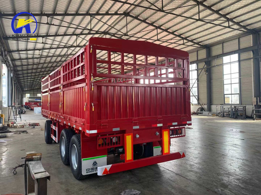 12500x2500x1650mm Caixa de ferramentas 1 peça 1m * 0,5m * 0,5m 3 eixos Sinotruk Full Trailer Truck