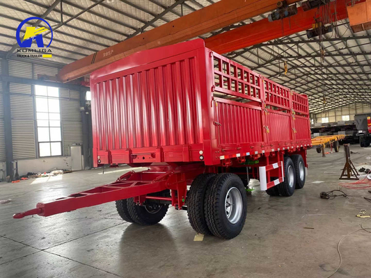 12500x2500x1650mm Caixa de ferramentas 1 peça 1m * 0,5m * 0,5m 3 eixos Sinotruk Full Trailer Truck