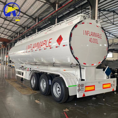 3 eixos 30000/40000/50000 litros Semi-reboque de óleo/diesel com mangueira de descarga de 2 peças