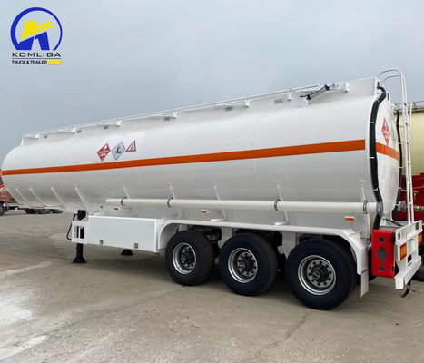 2 4 eixos 30000L 40000L Tanque de caminhada de alumínio/Camião-tanque/Semi-reboque para transporte de petróleo/combustível/diesel/gás/bruto/água/leite
