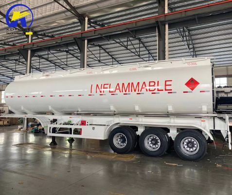 3 eixos 40000L combustível óleo gasolina tanque de petróleo bruto semi-reboque com sistema de travagem