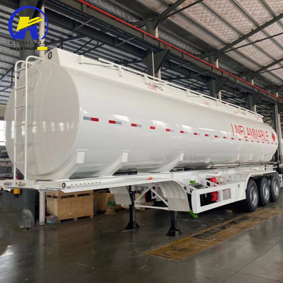 3 eixos 40000L combustível óleo gasolina tanque de petróleo bruto semi-reboque com sistema de travagem
