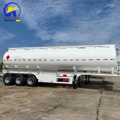 3 eixos 40000L combustível óleo gasolina tanque de petróleo bruto semi-reboque com sistema de travagem