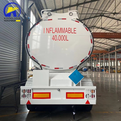 7000-8000 mm Trailers de tanques de combustível de aço carbono/aço inoxidável/alho de alumínio