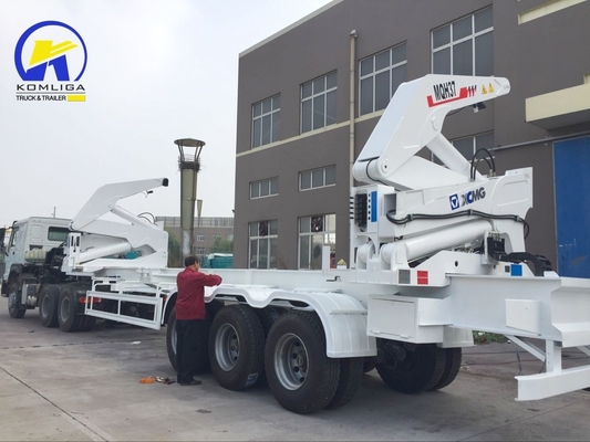 Slide Hydraulic 2*20FT 40FT Skeleton Container Side Loader Lifter para carga de contêineres