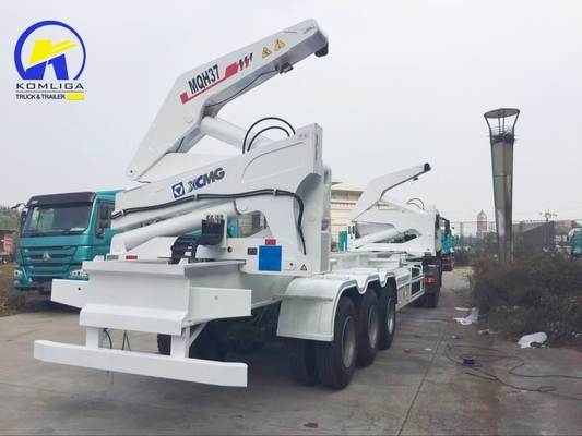 Slide Hydraulic 2*20FT 40FT Skeleton Container Side Loader Lifter para carga de contêineres