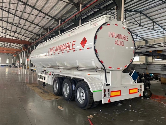 3 eixos de engrenagem Suspensão 45000/50000L Combustível Óleo Petróleo Cisterna Semi camião Tractor Trailers
