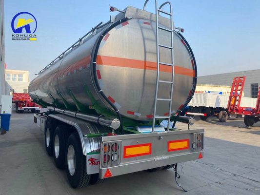 3 eixos 4 eixos tanque de combustível semi-reboque para transporte de petróleo Bogie Suspensão Design