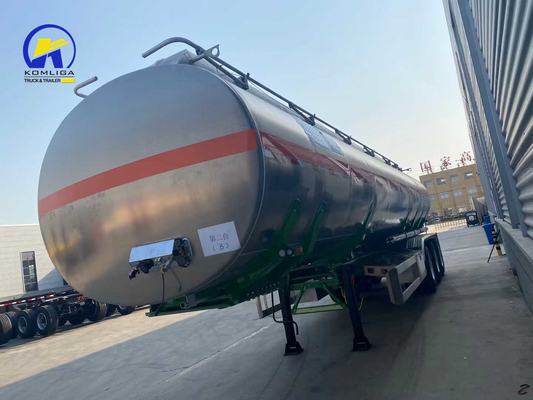 3 eixos 4 eixos tanque de combustível semi-reboque para transporte de petróleo Bogie Suspensão Design