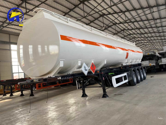3 eixos 4 eixos tanque de combustível semi-reboque para transporte de petróleo Bogie Suspensão Design