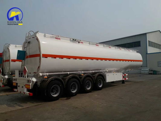 3 eixos 4 eixos tanque de combustível semi-reboque para transporte de petróleo Bogie Suspensão Design